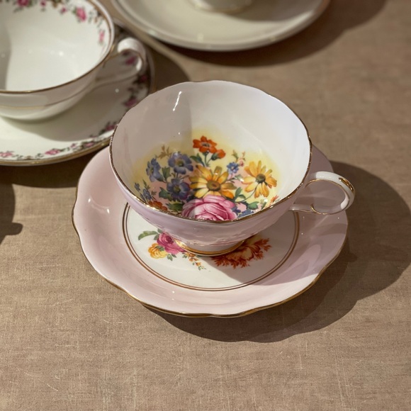 Vintage mix tea party set - 11 piece - Picture 5 of 9